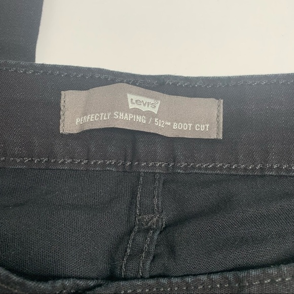 NWT Levi’s 512 Perfectly Shaping Bootcut Black Womens Jeans - Picture 8 of 14